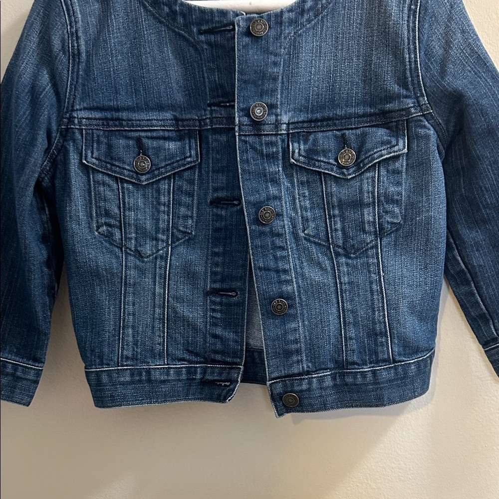 Old Navy Dark Blue Denim Jacket - Picture 4 of 6